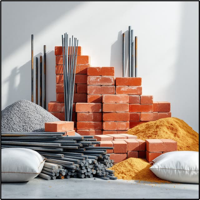 Construction Material (Brick/Rod/Cement)